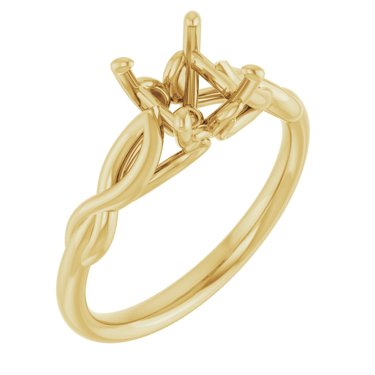 Solitaire Sculptural Engagement Ring