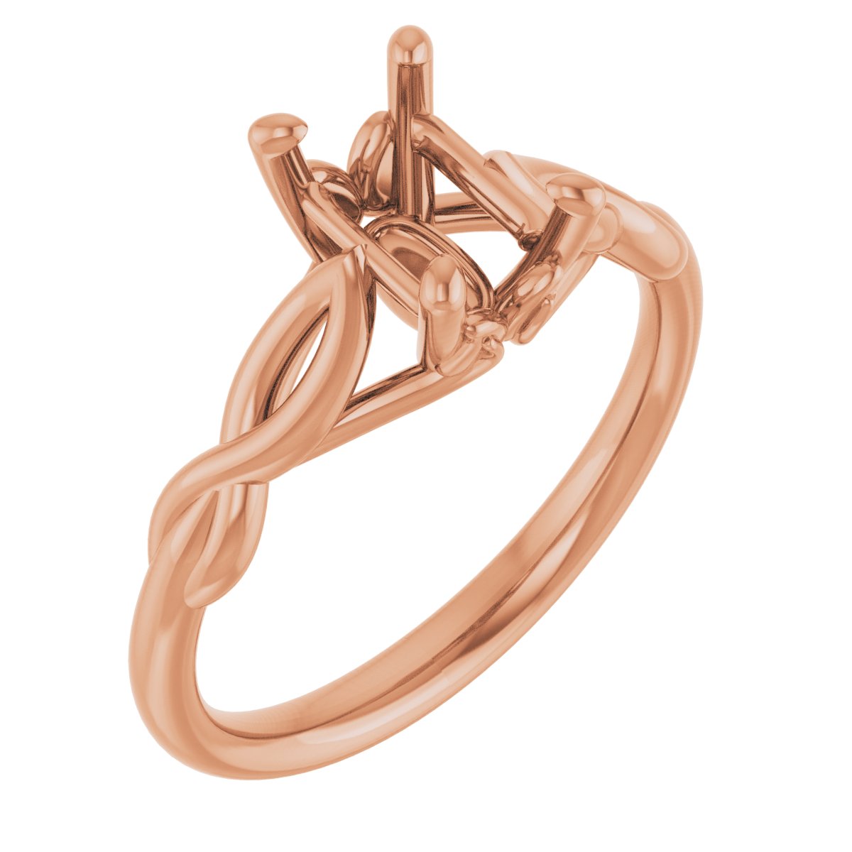 Solitaire Sculptural Engagement Ring