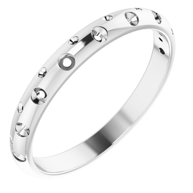 14K White 1/6 CTW Natural Diamond Anniversary Band