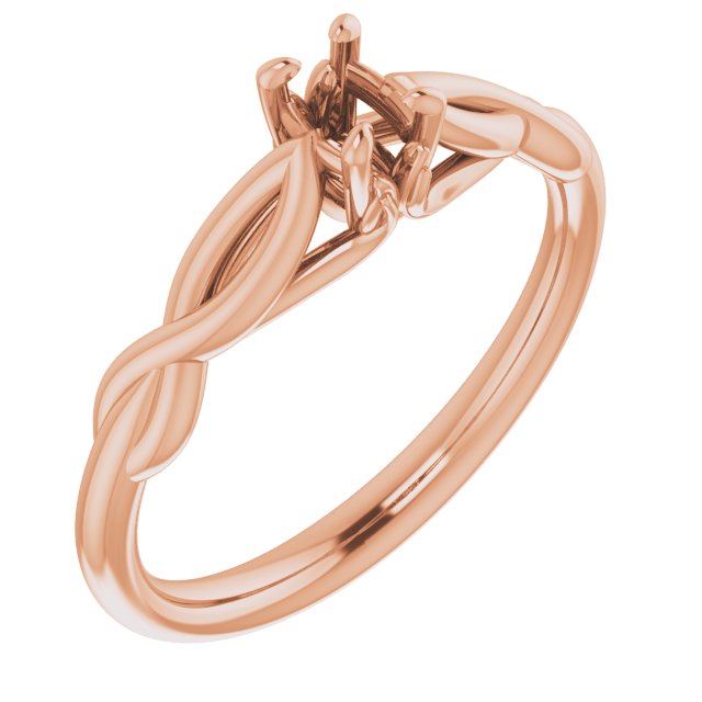 Solitaire Sculptural Engagement Ring