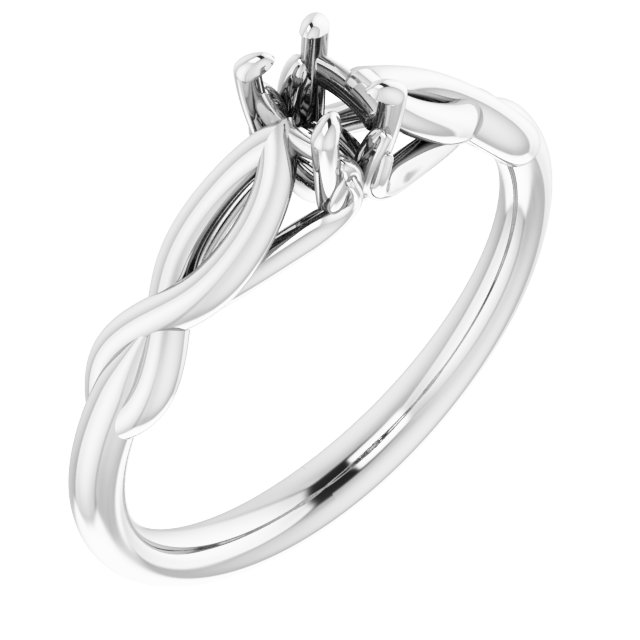 Solitaire Sculptural Engagement Ring