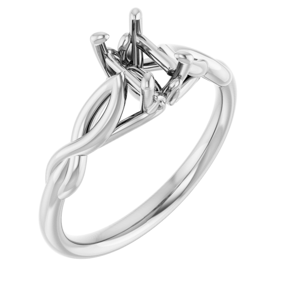 Solitaire Sculptural Engagement Ring