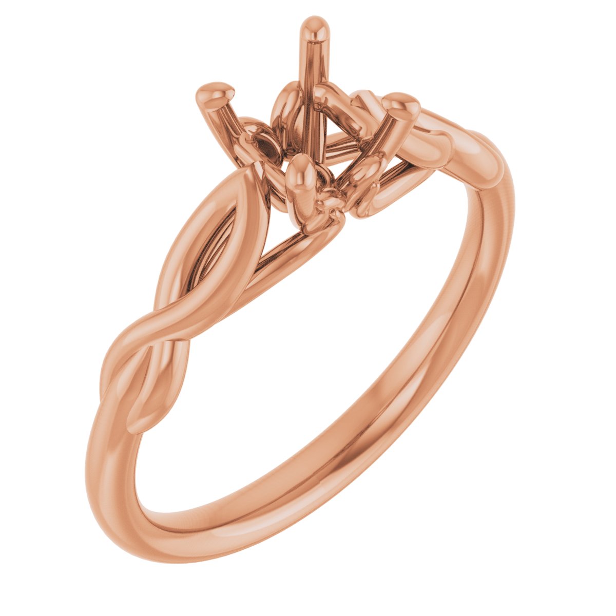 Solitaire Sculptural Engagement Ring