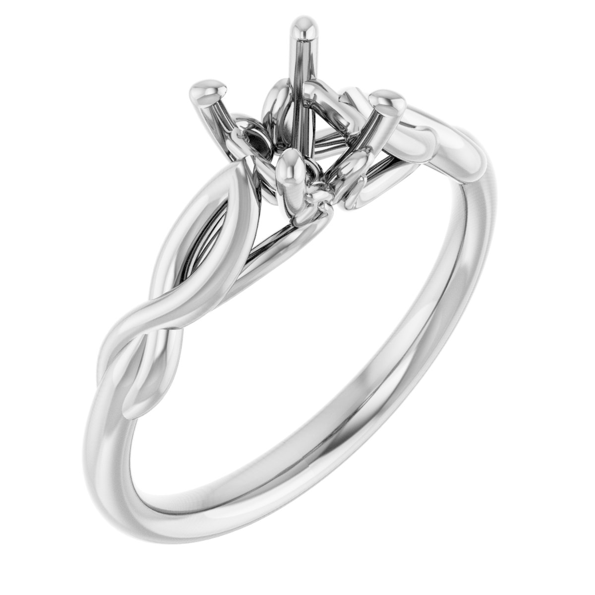 Solitaire Sculptural Engagement Ring
