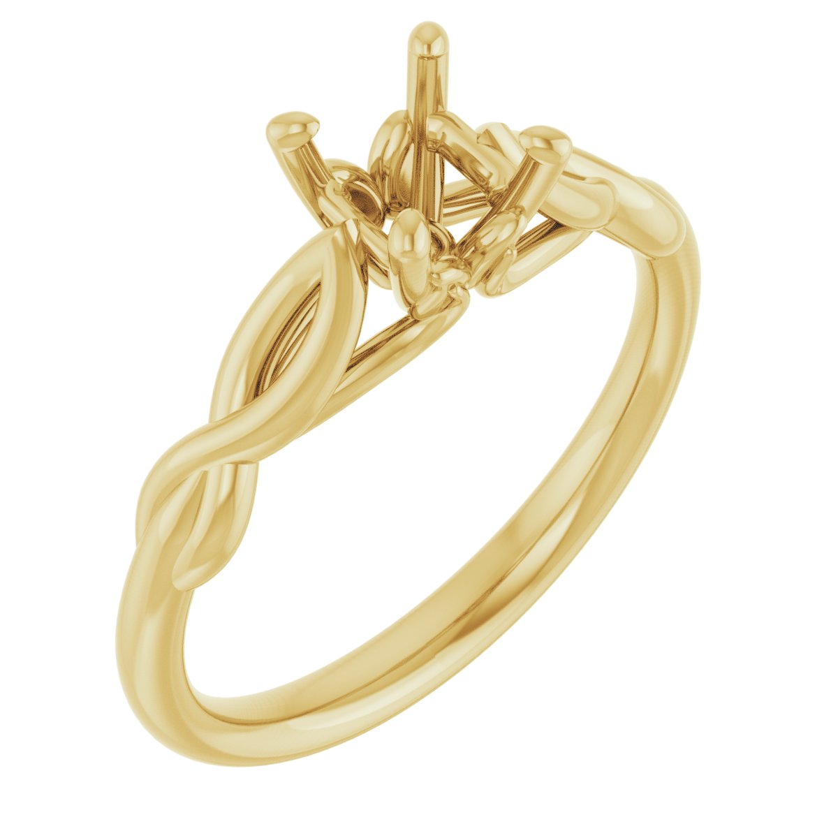 Solitaire Sculptural Engagement Ring
