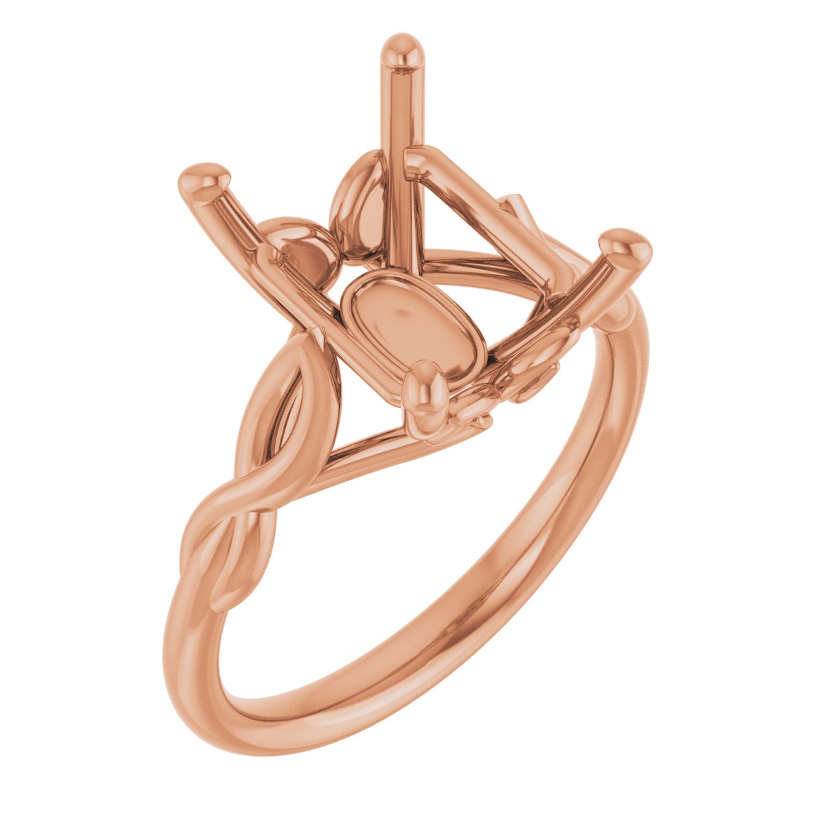 Solitaire Sculptural Engagement Ring