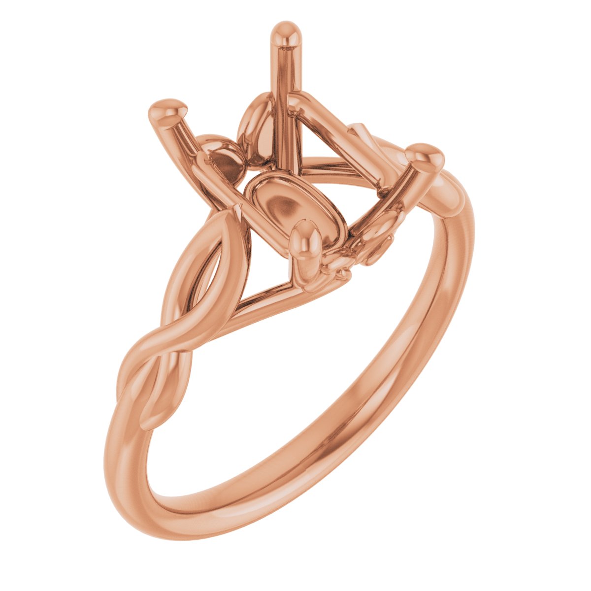 Solitaire Sculptural Engagement Ring