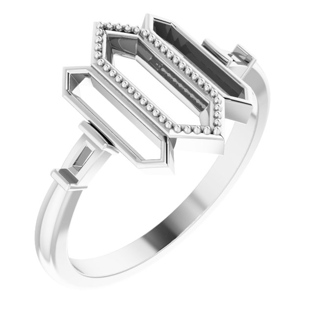 14k White Gold