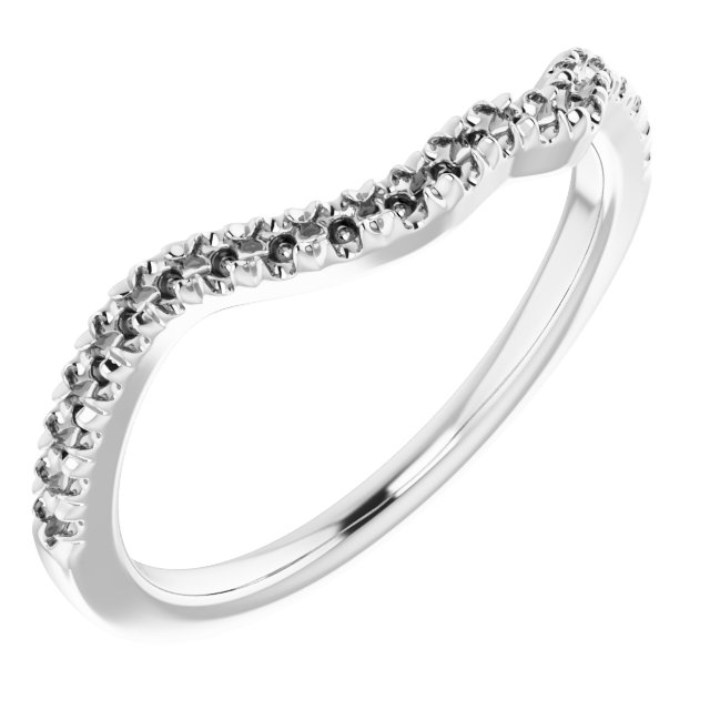 7x5 mm Oval Wedding Band Mounting
