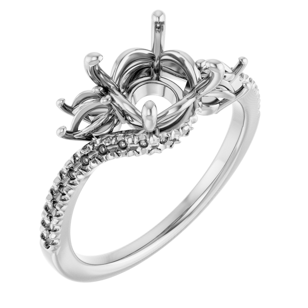 Accented Engagement Ring