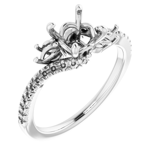 Accented Engagement Ring