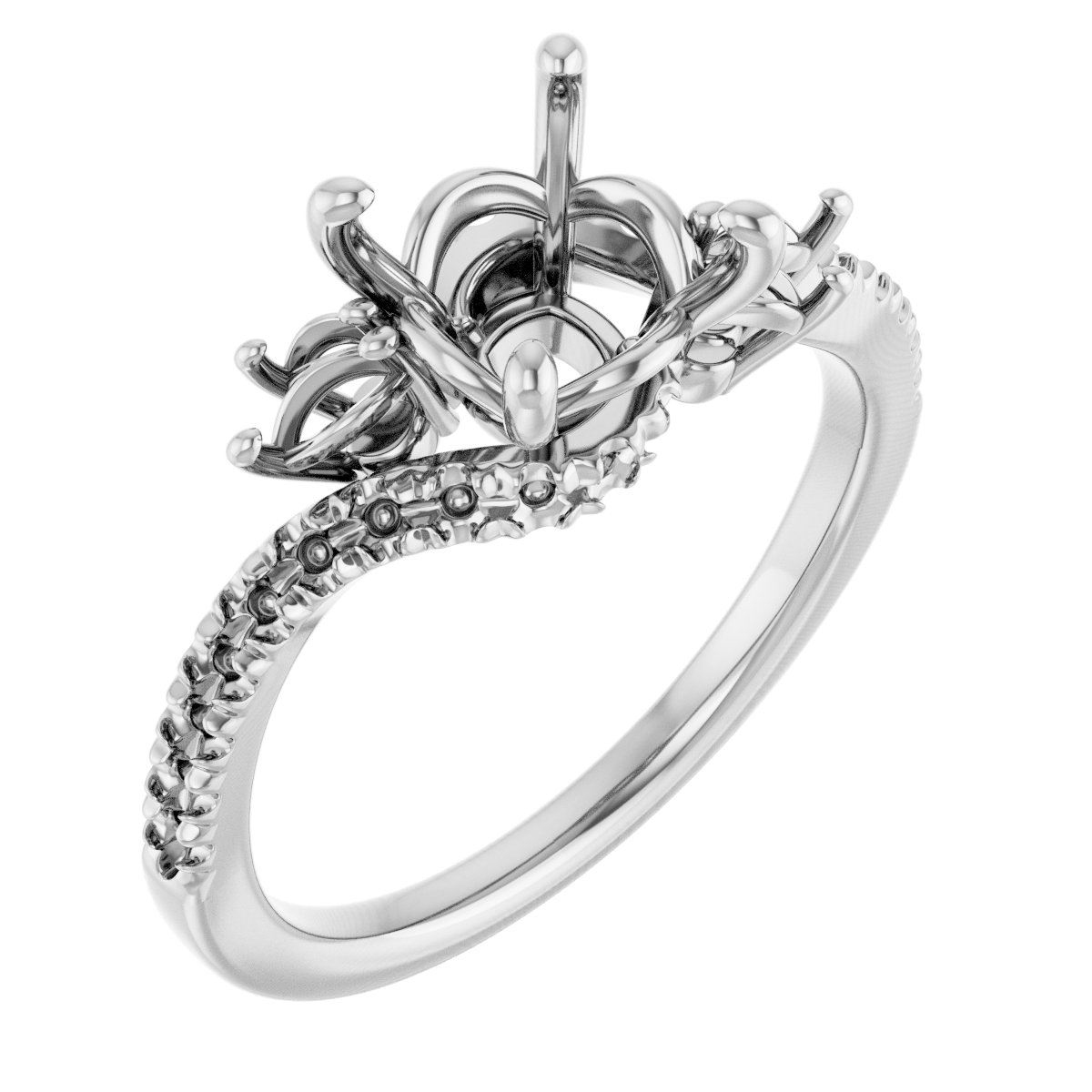 Accented Engagement Ring