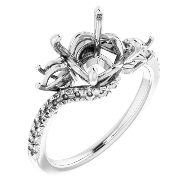 Accented Engagement Ring