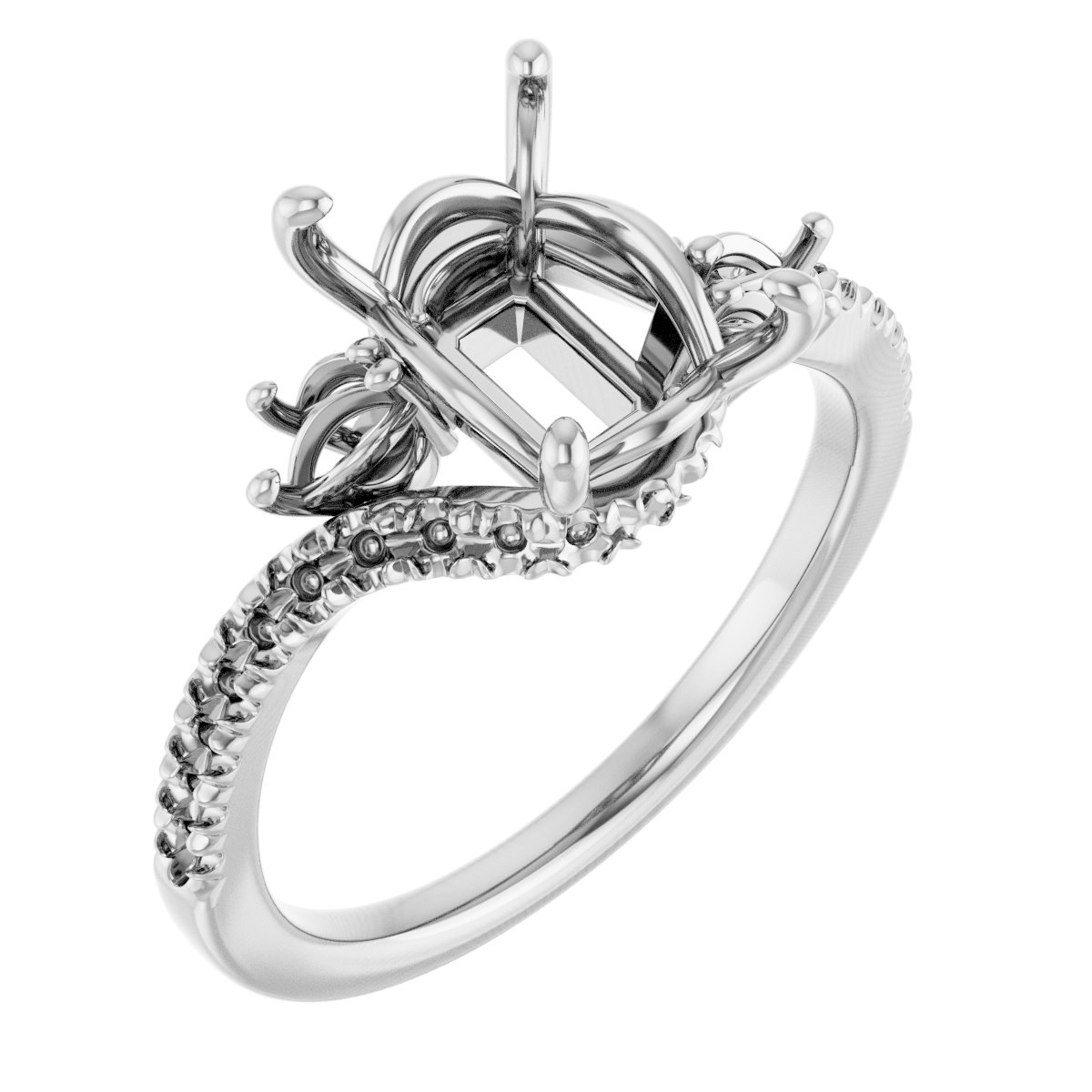 Accented Engagement Ring