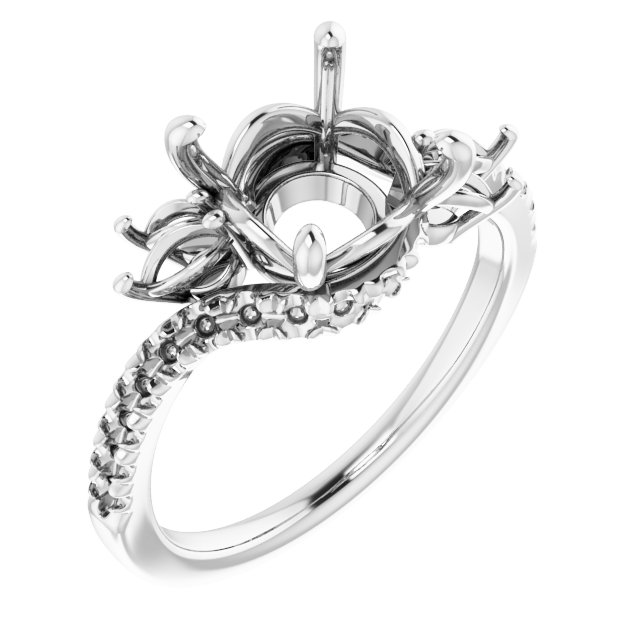 Accented Engagement Ring