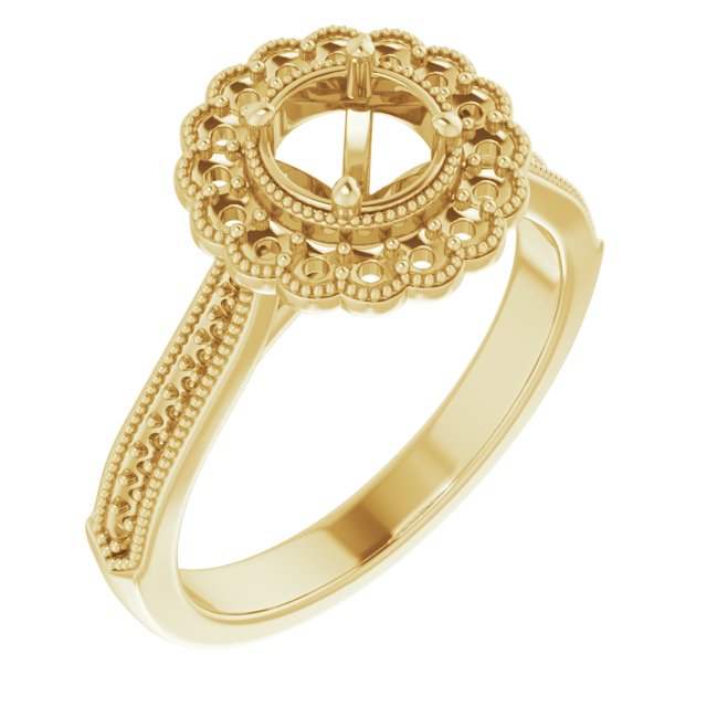 Halo-Style Engagement Ring or Band