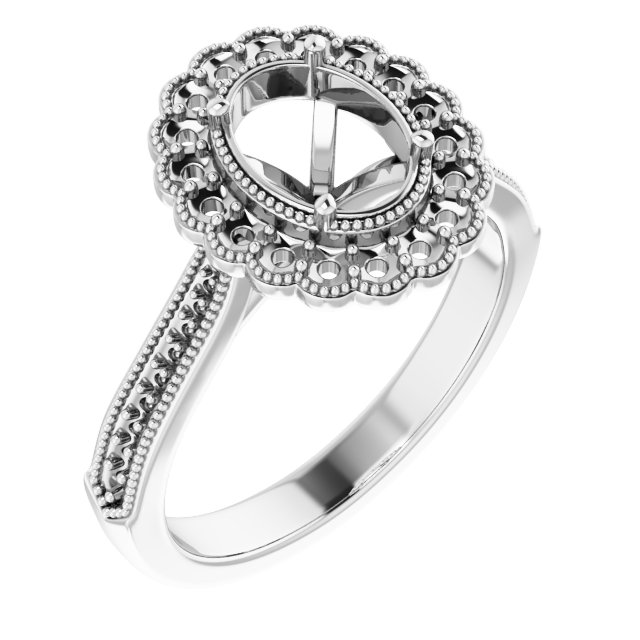 Halo-Style Engagement Ring or Band