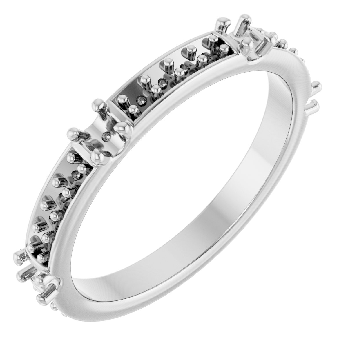 Platinum 1/2 CTW Natural Diamond Anniversary Band