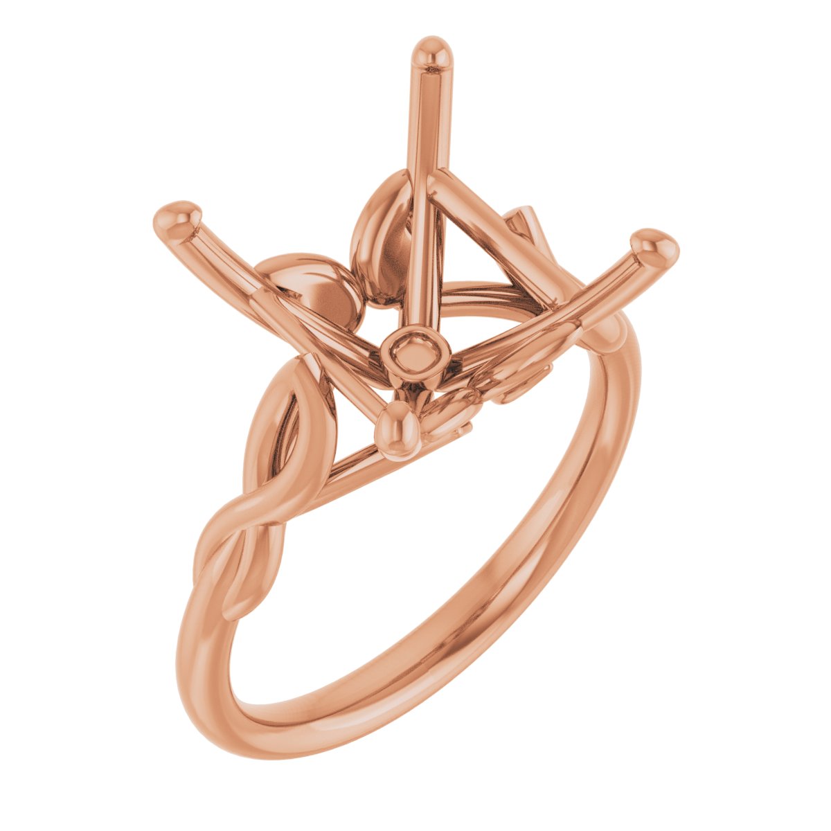 Solitaire Sculptural Engagement Ring