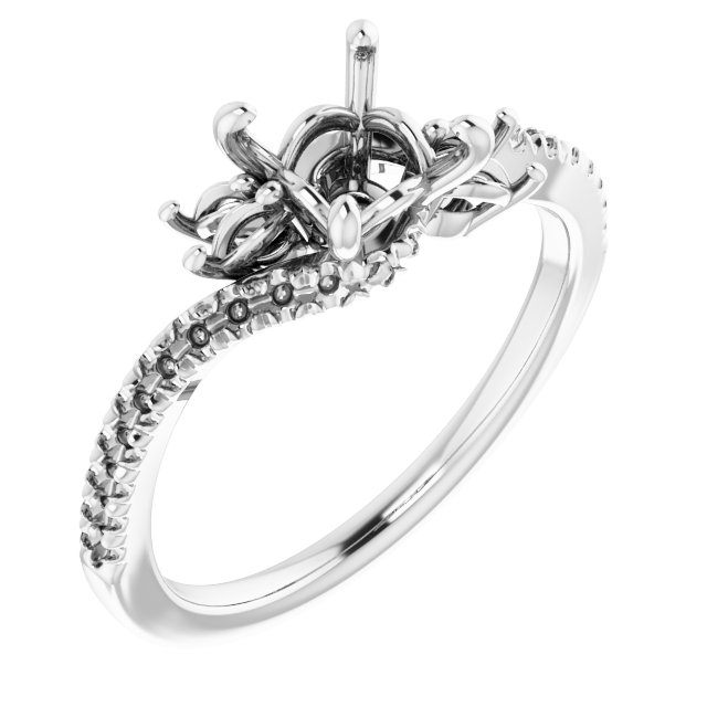 Accented Engagement Ring