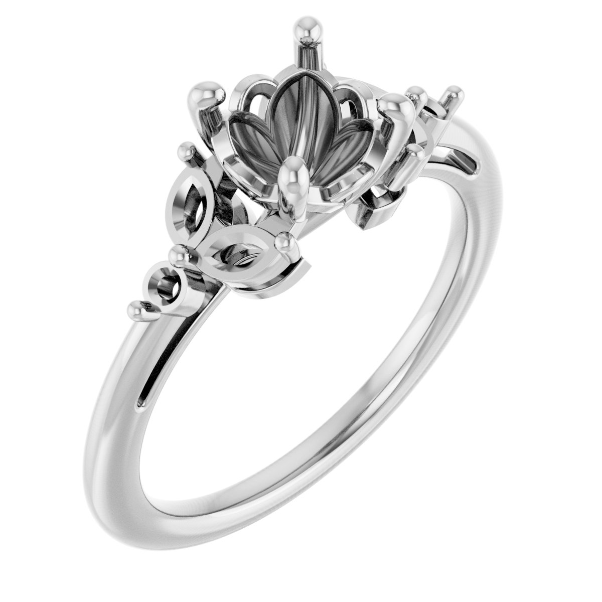 Accented Engagement Ring