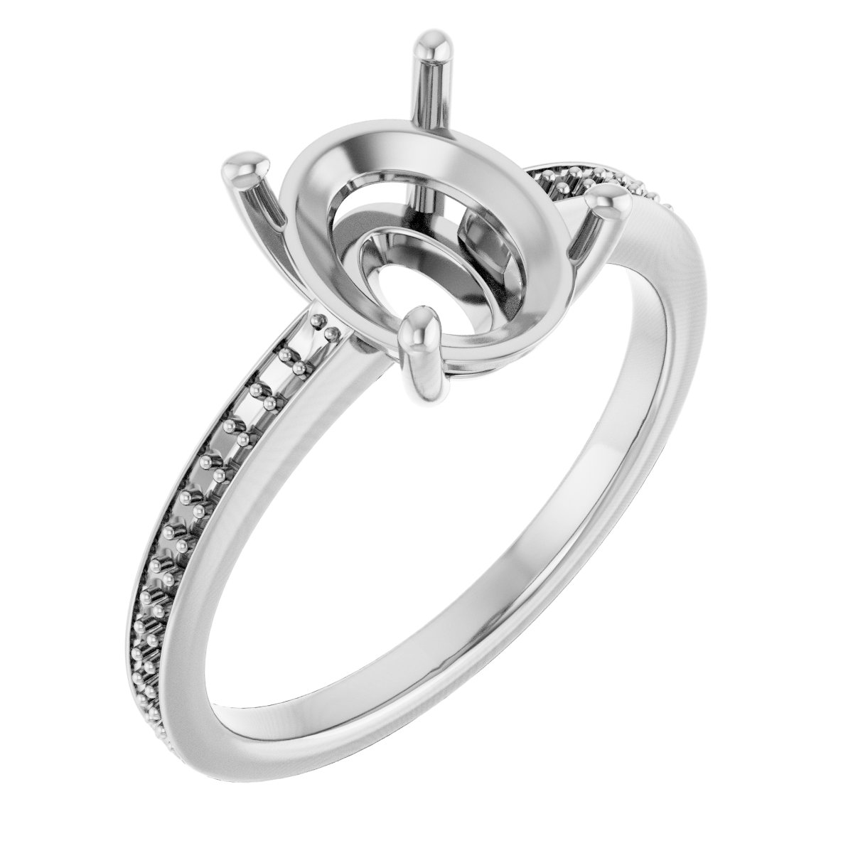 Accented Engagement Ring