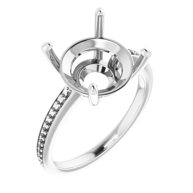 Accented Engagement Ring