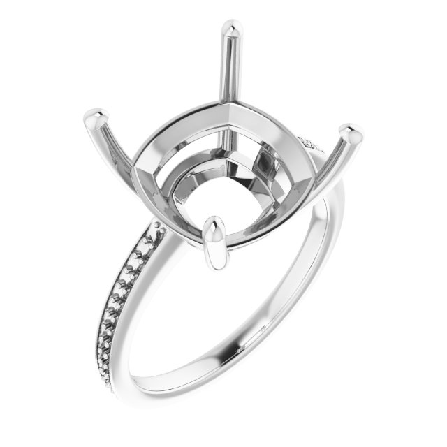 Accented Engagement Ring