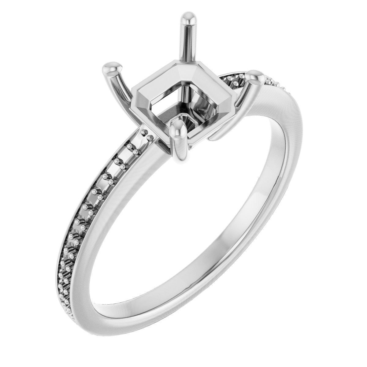 Accented Engagement Ring