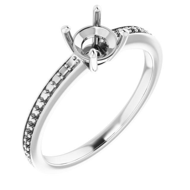 Accented Engagement Ring