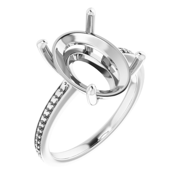 Accented Engagement Ring