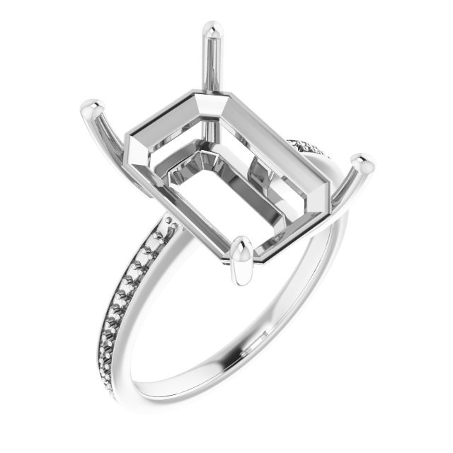 Accented Engagement Ring