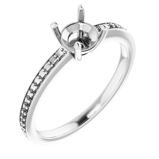 Accented Engagement Ring