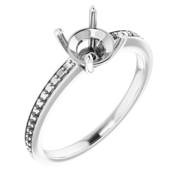 Accented Engagement Ring