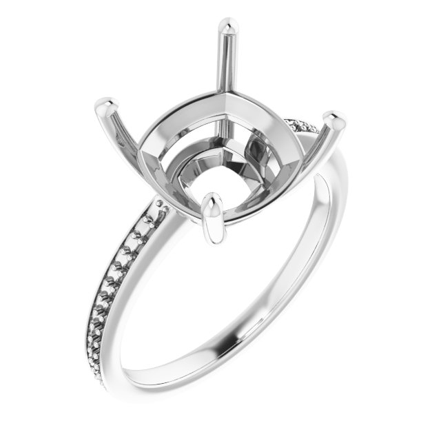 Accented Engagement Ring
