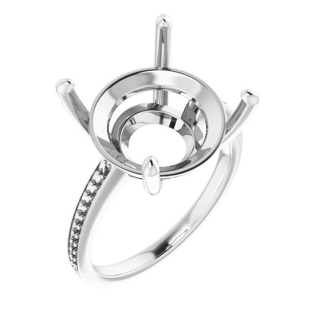 Accented Engagement Ring