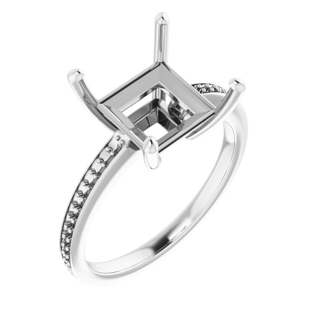 Accented Engagement Ring