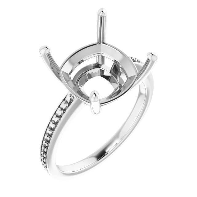 Accented Engagement Ring