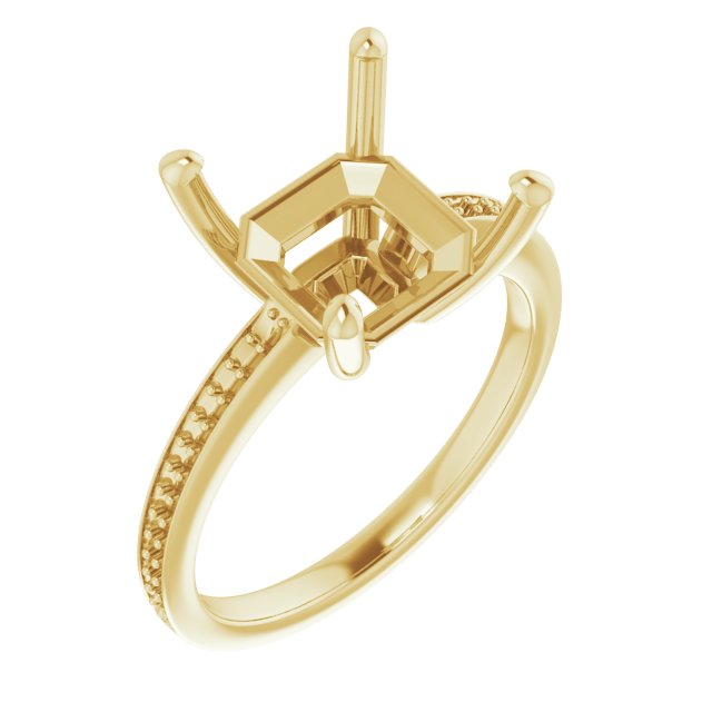 Accented Engagement Ring