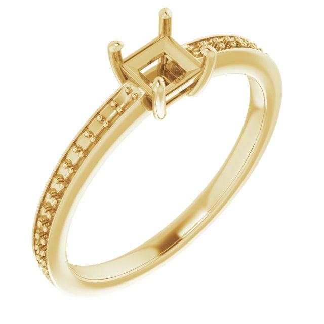 Accented Engagement Ring