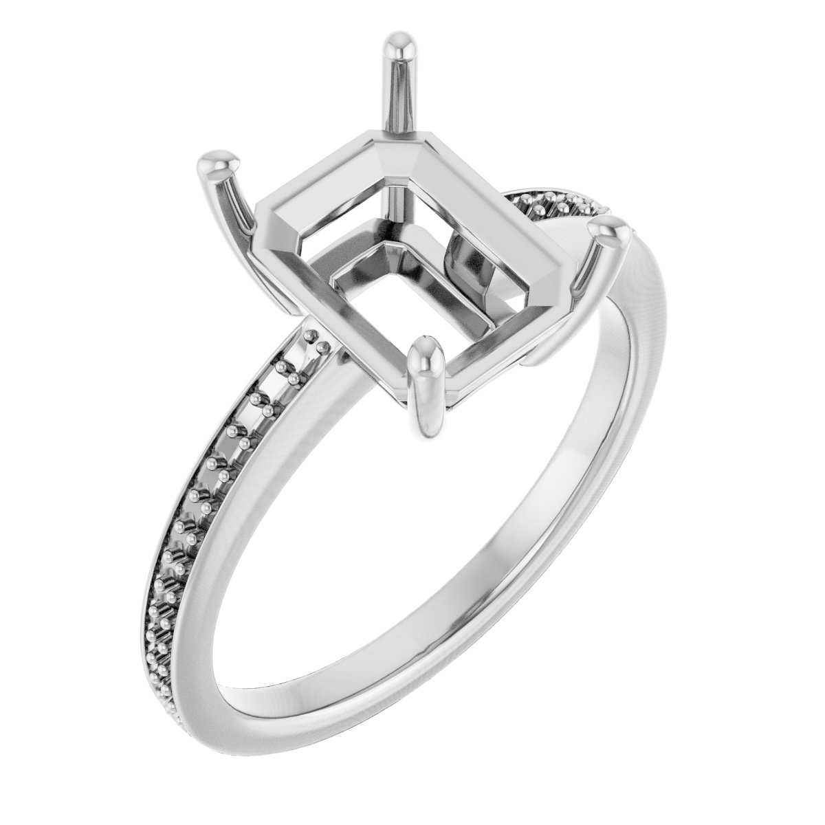 Accented Engagement Ring