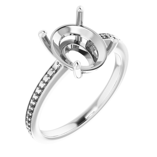 Accented Engagement Ring