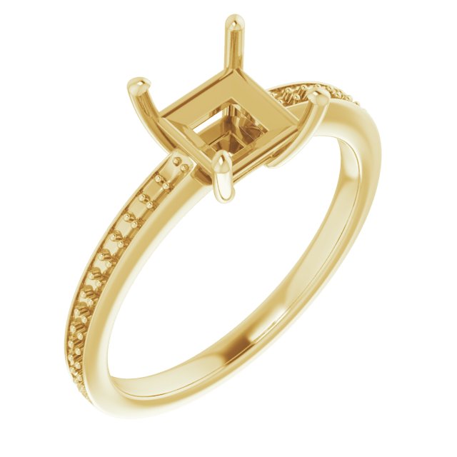 Accented Engagement Ring