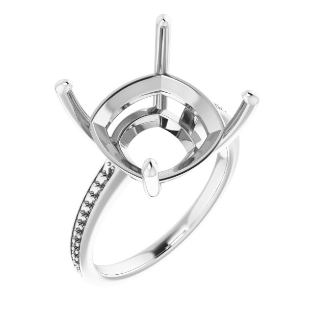 Accented Engagement Ring