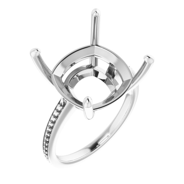 Accented Engagement Ring