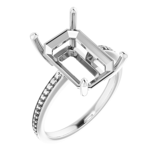 Accented Engagement Ring