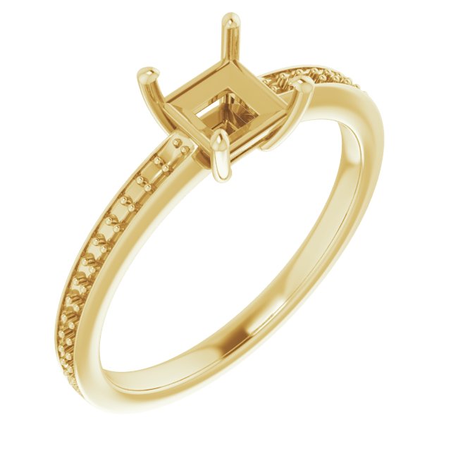 Accented Engagement Ring