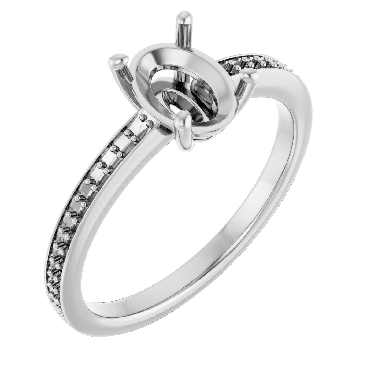 Accented Engagement Ring