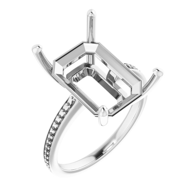 Accented Engagement Ring