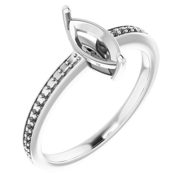 Accented Engagement Ring